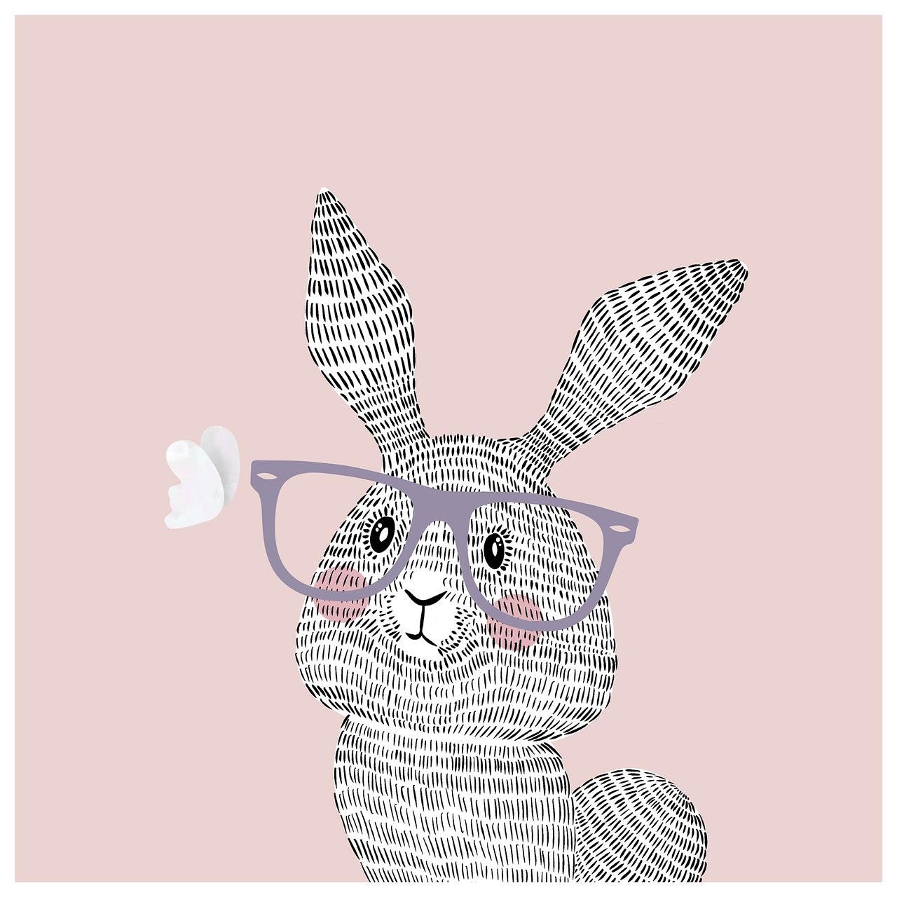 Nerdy bunny