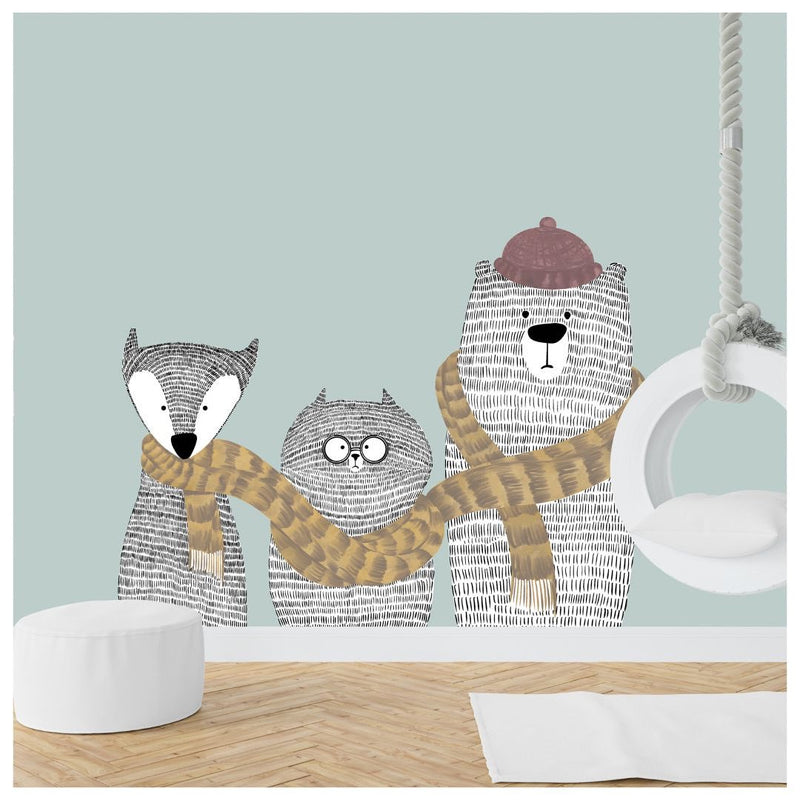 The mascot trio
