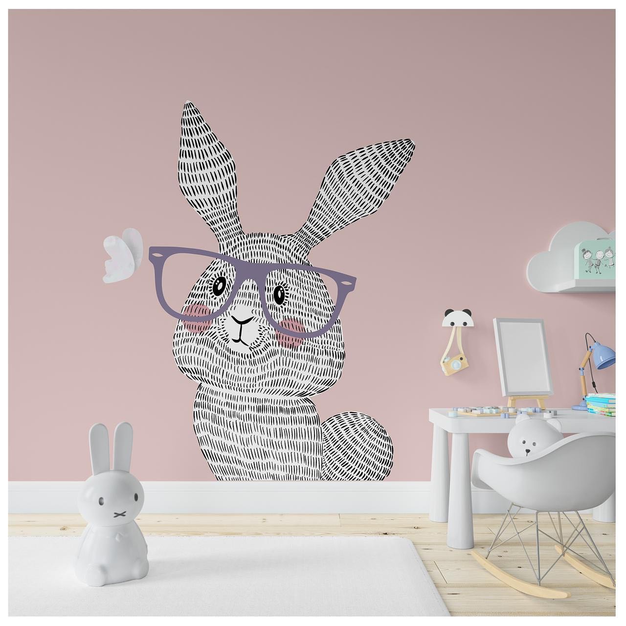 Nerdy bunny